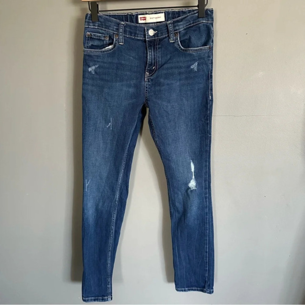 Boys Levis 510 Skinny Medium wash. 14 Reg. EUC. Adjustable Waist.‎ 510 Skinny
